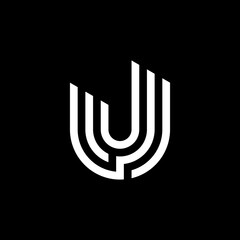 letter U logo