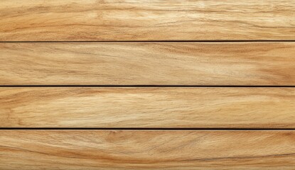 Fototapeta premium Close-up of natural wooden planks with textured grains and smooth finish.