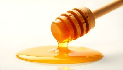 Honey isolated on white background