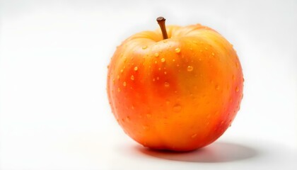Nectarine fruit isolated on white background