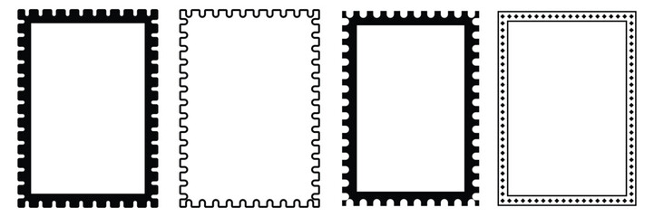 Rectangular frame, Rectangular frame, zigzag frame collection. 