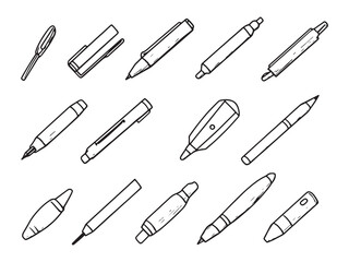 Detailed Ink Pen Vector Drawing for Professional Use