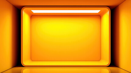 Vibrant and minimalistic background featuring soft matte texture in vivid yellow tones, creating warm and inviting atmosphere. This space is perfect for showcasing products or artwork