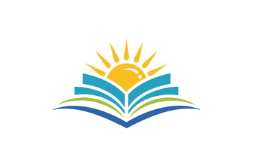 Book and Sun Logo