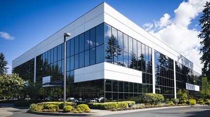 Obraz premium Modern office building exterior