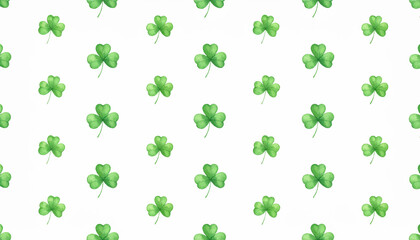Fototapeta premium Four Leaf Clover Pattern Texture