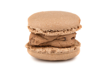 Single macaron cookie