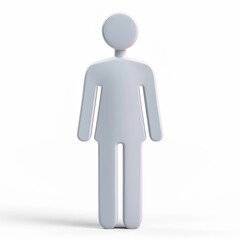 Simplified representation of a female figure.