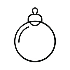 Obraz premium christmas ball icon