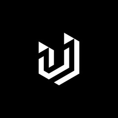 Fototapeta premium letter U logo