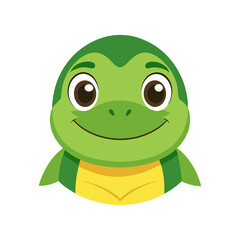 Turtle Face Smiling Vector