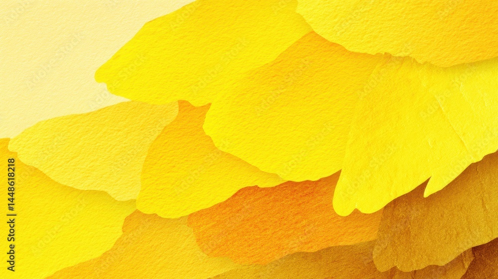 Poster abstract yellow and orange gradient background with textured paper effect creating a warm and inviti