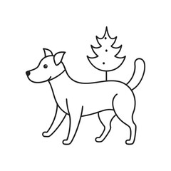 Obraz premium vector illustration of a christmas reindeer