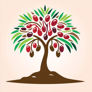 droing flower tree mandala design