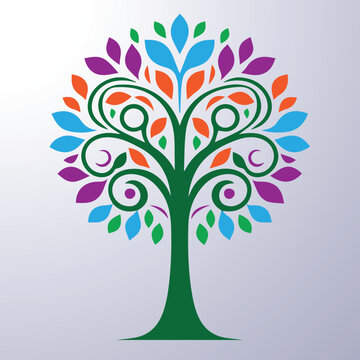 black flower droing mandala decorative design