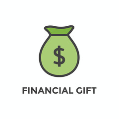 Financial Gift Student Loan Debt - Forgiveness Icon