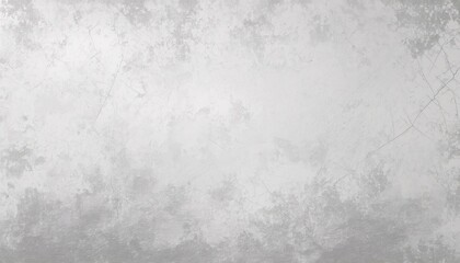 Fototapeta premium White Old Concrete Wall with Grunge Texture, Soft White Background in Banner Format