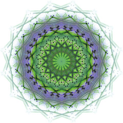 Abstract pattern, multi-colored kaleidoscope from photos stage light and smoke on stage, lighting...