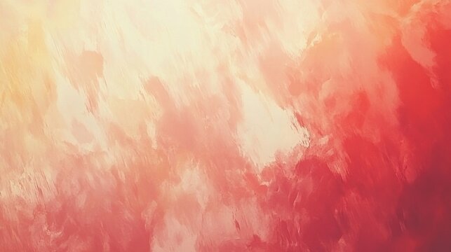 Fototapeta Abstract painting featuring soft, warm color transitions.