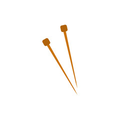 Knitting needles icon