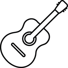 guitar icon vector illustration