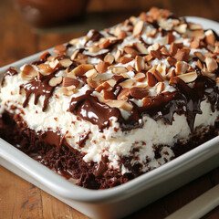 Almond Joy Poke Cake Recipe