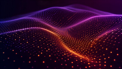 abstract background with glowing lines