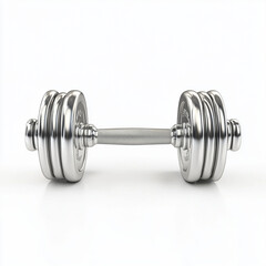 dumbbell isolated on white
