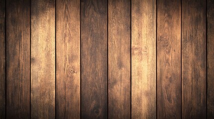 Obraz premium Dark Brown Wood Texture Background Planks Vertical Grain