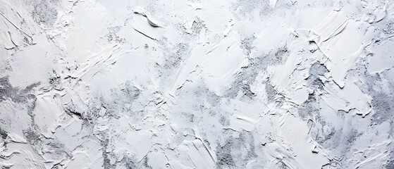 Abstract White Gray Textured Background Impasto Painting