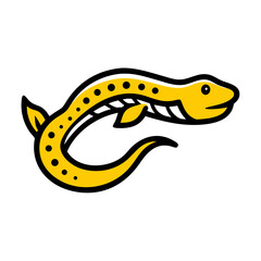 Creative details Moray Eel icon Vector Illustration