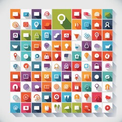 social media icons set