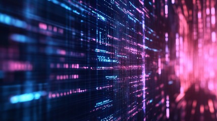 Vibrant Illuminated Trade Text with Bright Digit