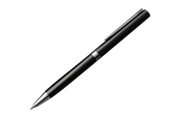 Isolated Elegant Black Pen