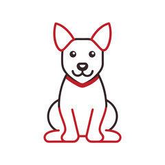 Obraz premium dog with bone