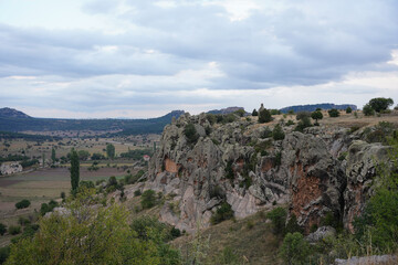 Fototapeta premium Rock Formations in Phrygian Valley, Eskisehir, Turkiye