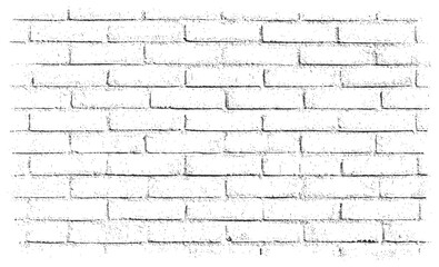 Textured white brick wall background