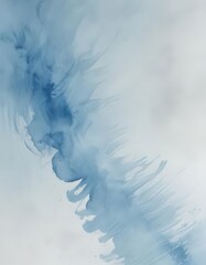 Subtle blue watercolor wash, ethereal texture,  background,  gentle,  faded