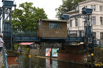 Hubbruecke in Plau am See