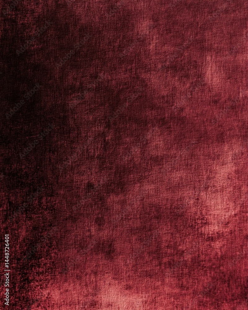 Poster deep crimson texture background with subtle gradient and canvas pattern for elegant design projects 