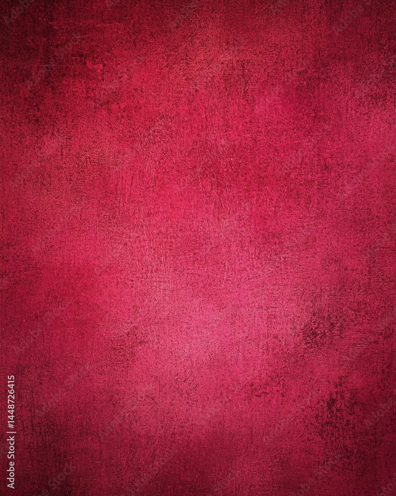 Poster rich crimson texture background with subtle grunge effect and dark vignette for artistic design proj