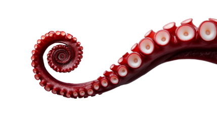 Magnificent Octopus Tentacle Spiral A Close-Up View of Nature's Wonder