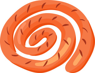 Hand-Drawn Sausage Illustration for Food Menu and BBQ Design