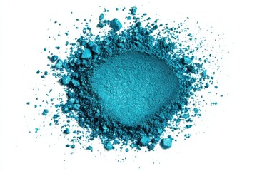 Crushed Teal Eyeshadow Pigment on White