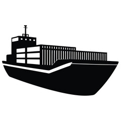 Obraz premium Large Container Ship Maritime Freight Transportation