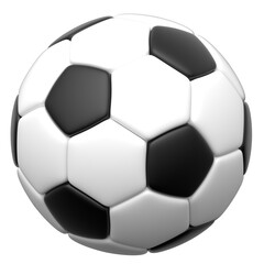 soccer ball isolated on white