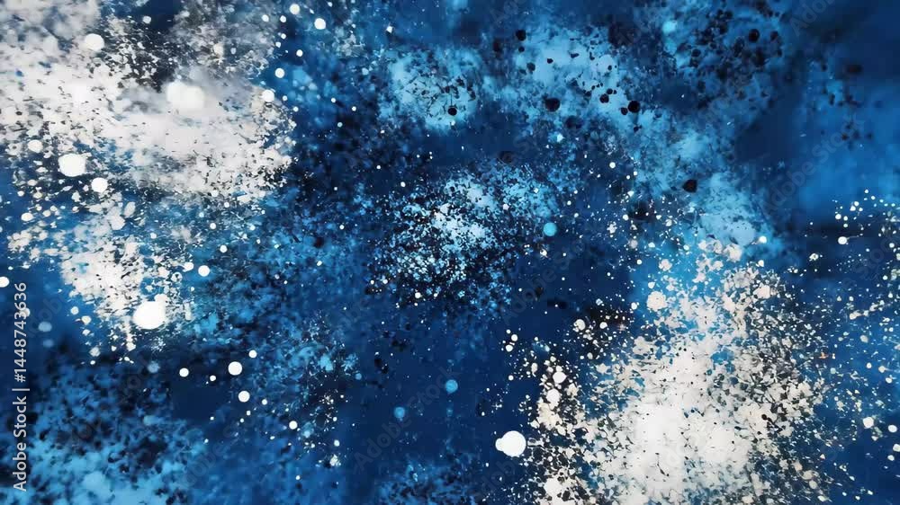 Aufkleber vivid abstract seamless background featuring blue and white patterns for creative design projects, a