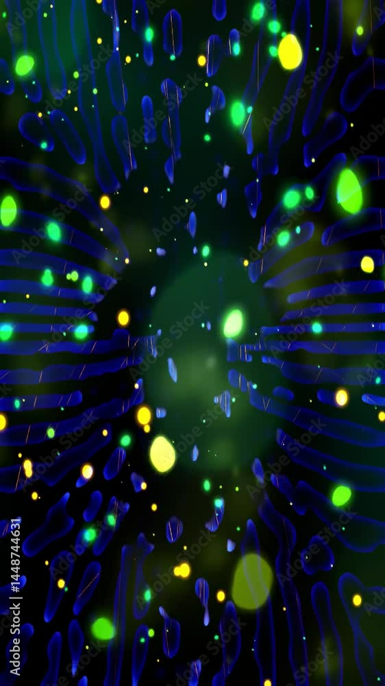 Leinwandbilder bright colors and swirling patterns fill the screen, showcasing a captivating animation that draws v
