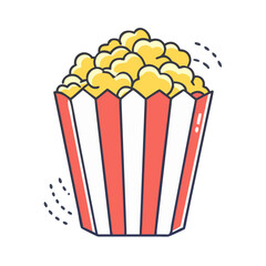 Popcorn illustration, movie popcorn, snack popcorn, delicious popcorn, cinema popcorn, tasty popcorn