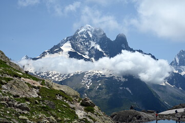 Aiguille Verte und Aiguille du Dru